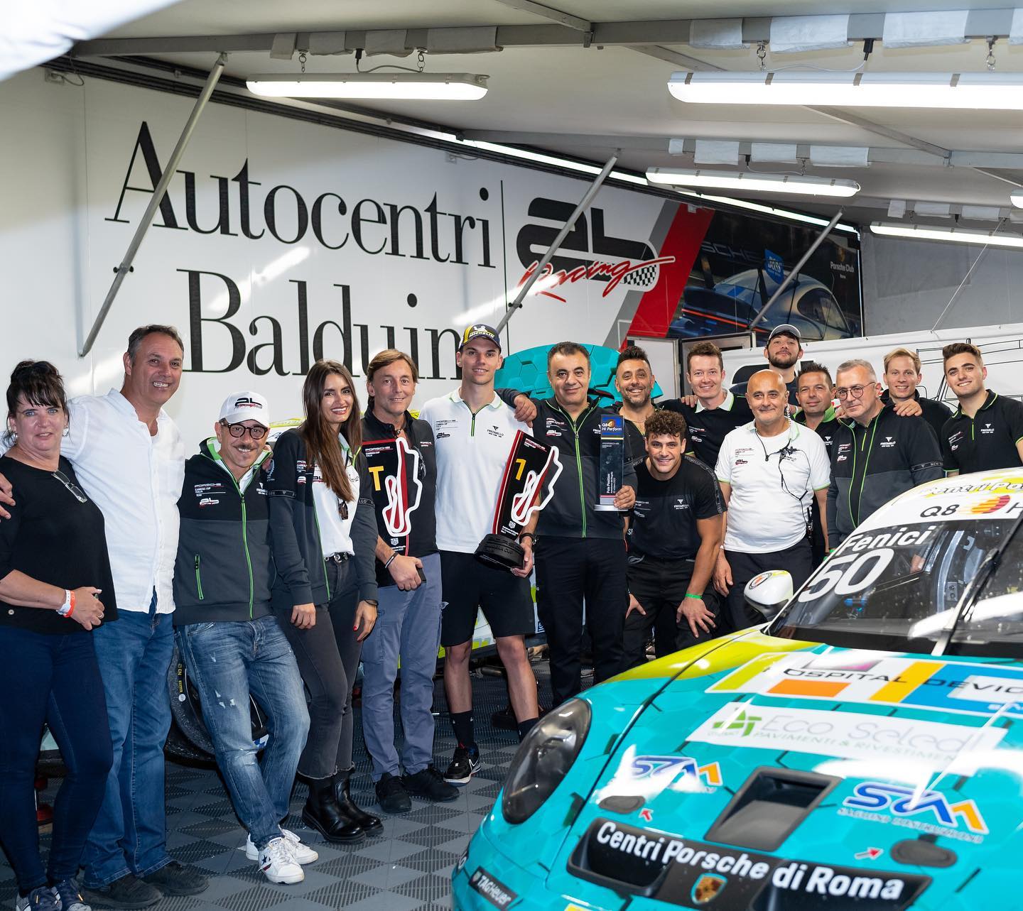 Target con AB Racing vince al Mugello la tappa finale del Porsche Carrera Cup Italia