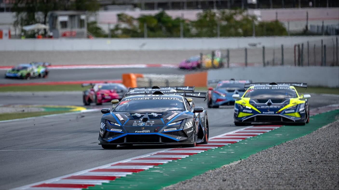 Target a podio nella tappa di Montmelò del Super Trofeo Lamborghini