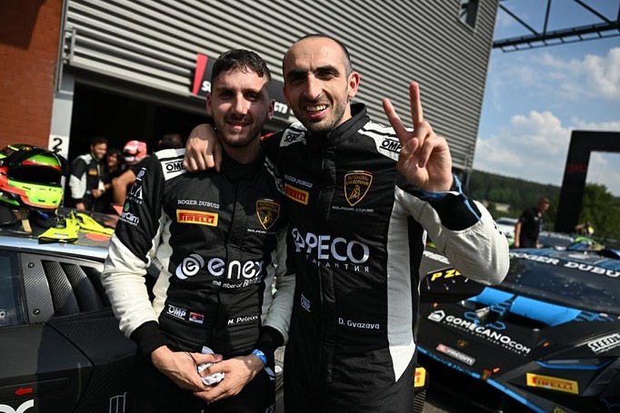 Wins and podiums for Target in Lamborghini Super Trofeo at Spa